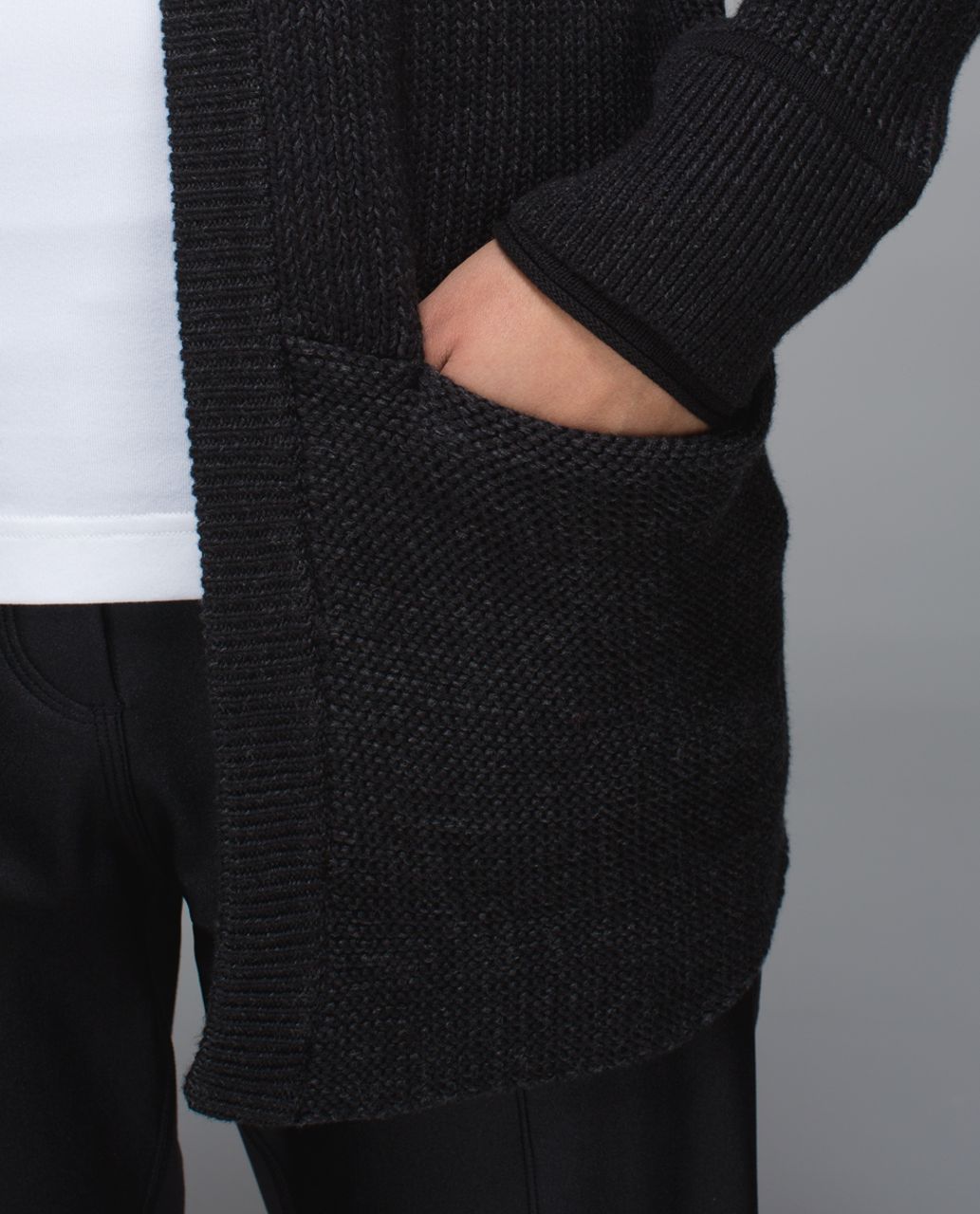 Lululemon We Like To Cardi - Black /  Heathered Black