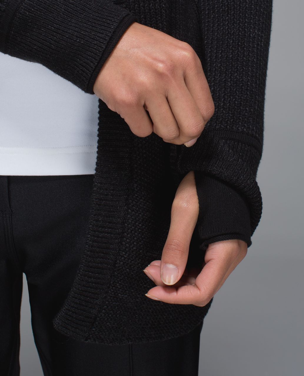 Lululemon We Like To Cardi - Black /  Heathered Black