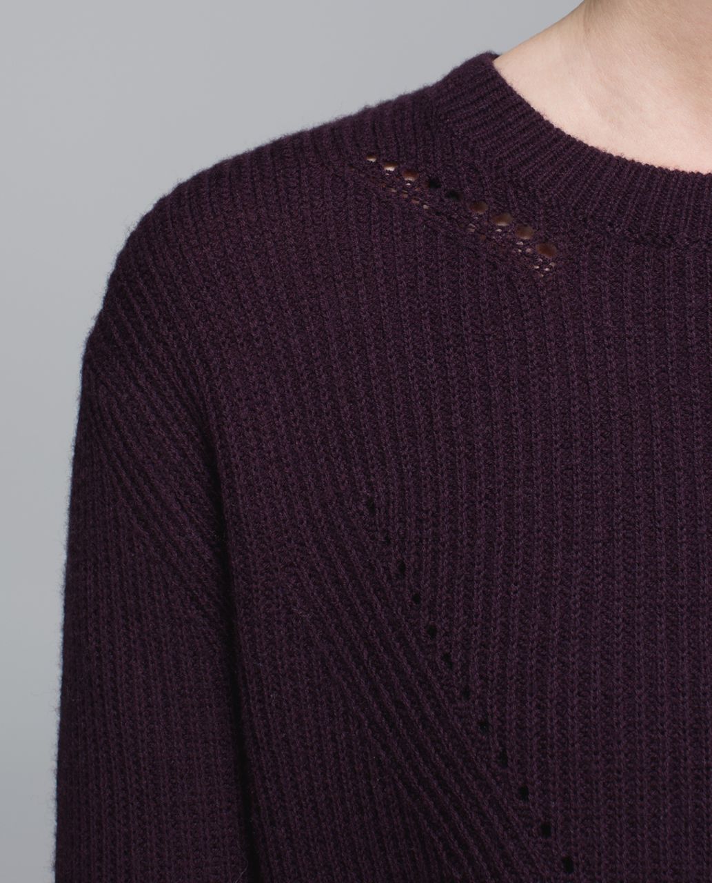 Lululemon Seva Sweater - Black Cherry