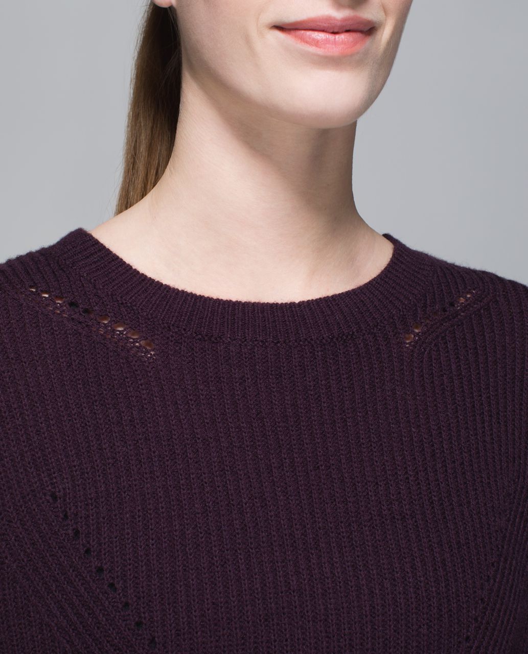 Lululemon Seva Sweater - Black Cherry