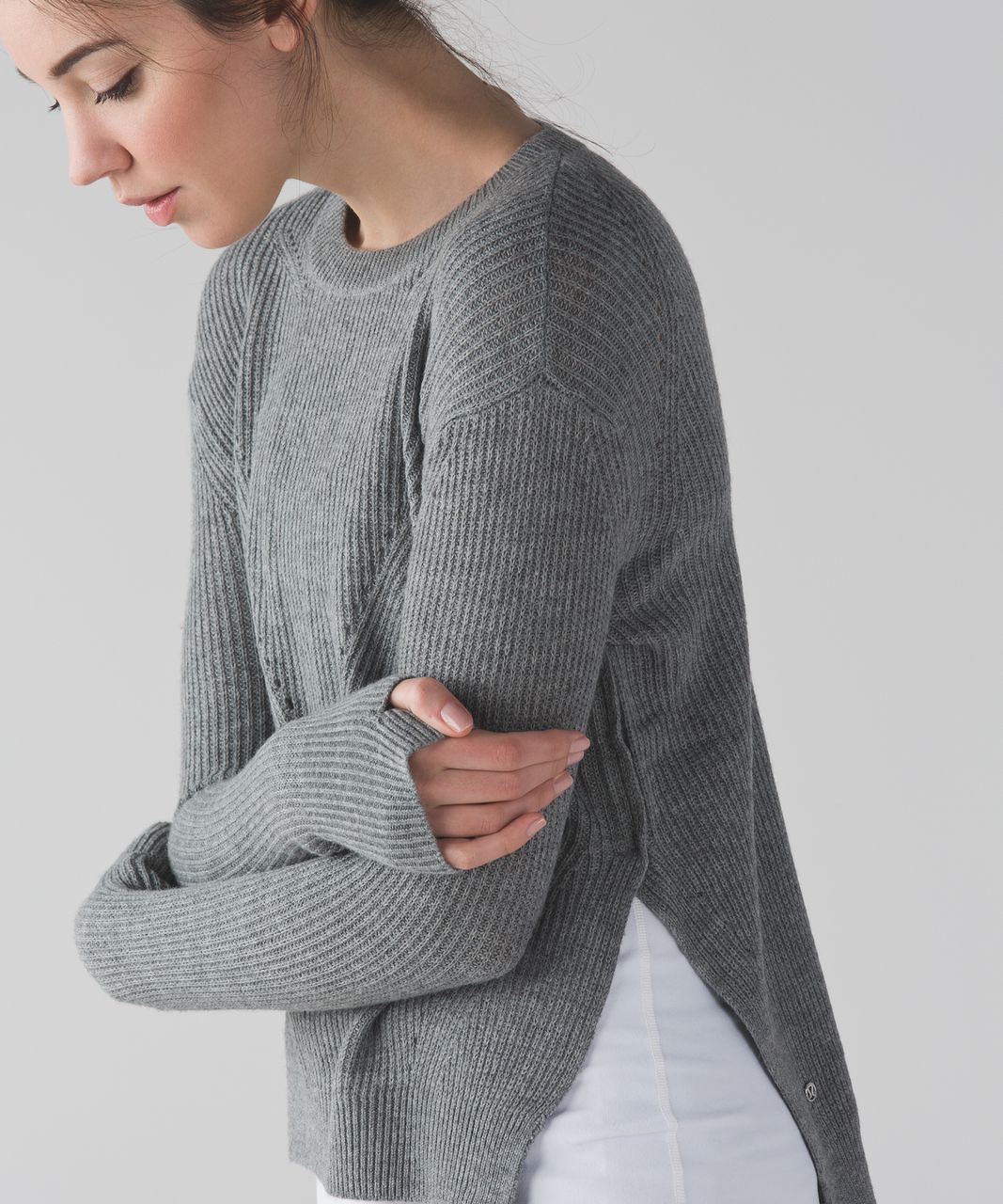 Lululemon Seva Sweater - Heathered Medium Grey