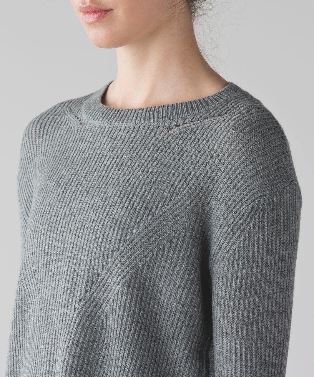 Lululemon Seva Sweater - Heathered Medium Grey