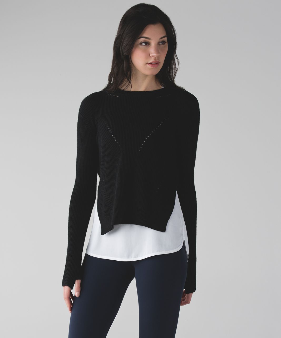 lululemon black sweater