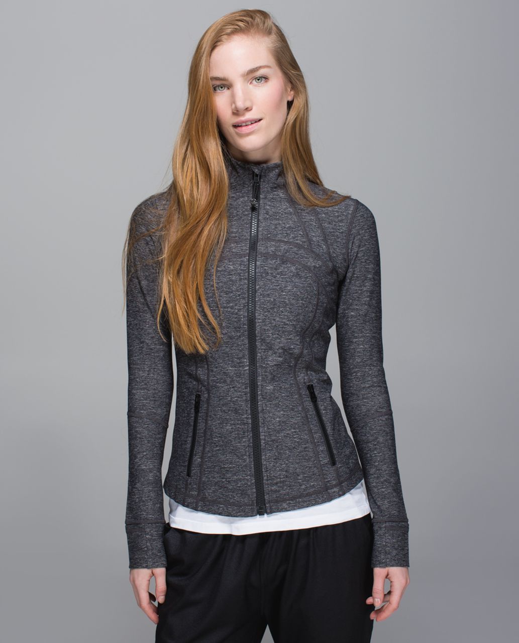 lululemon define jacket heathered black