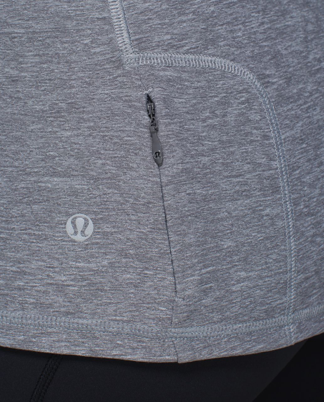 Lululemon Pace Pusher Long Sleeve - Heathered Slate / Slate