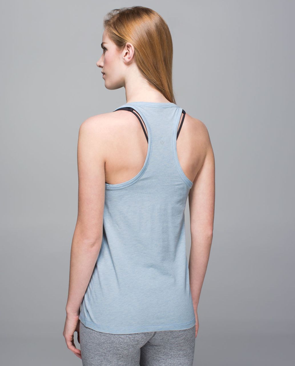 Lululemon Modern Racerback - Heathered Caspian Blue