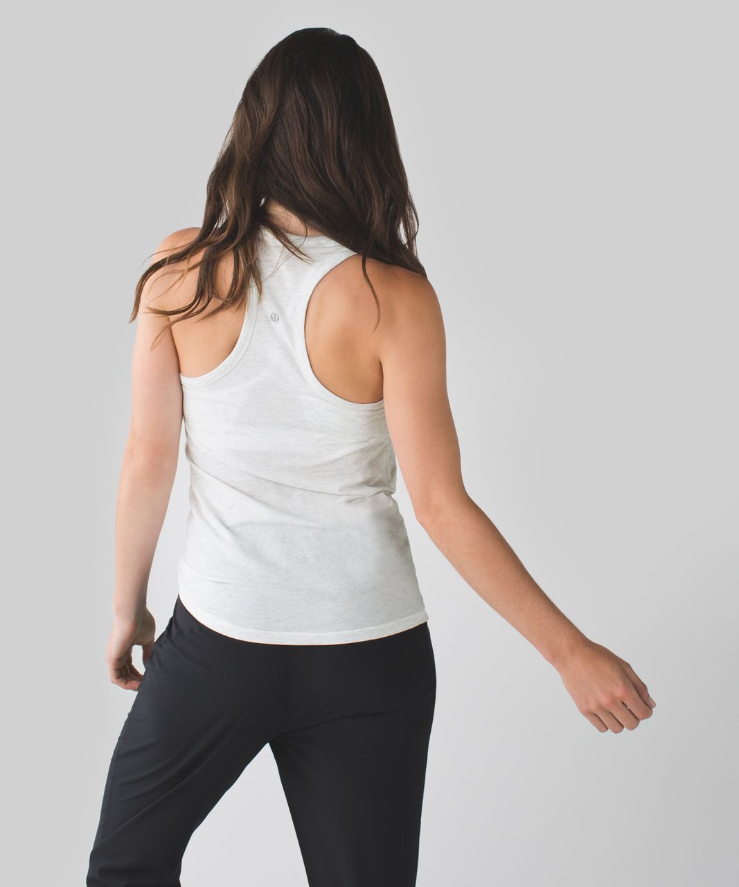 Lululemon Modern Racerback - Heathered White