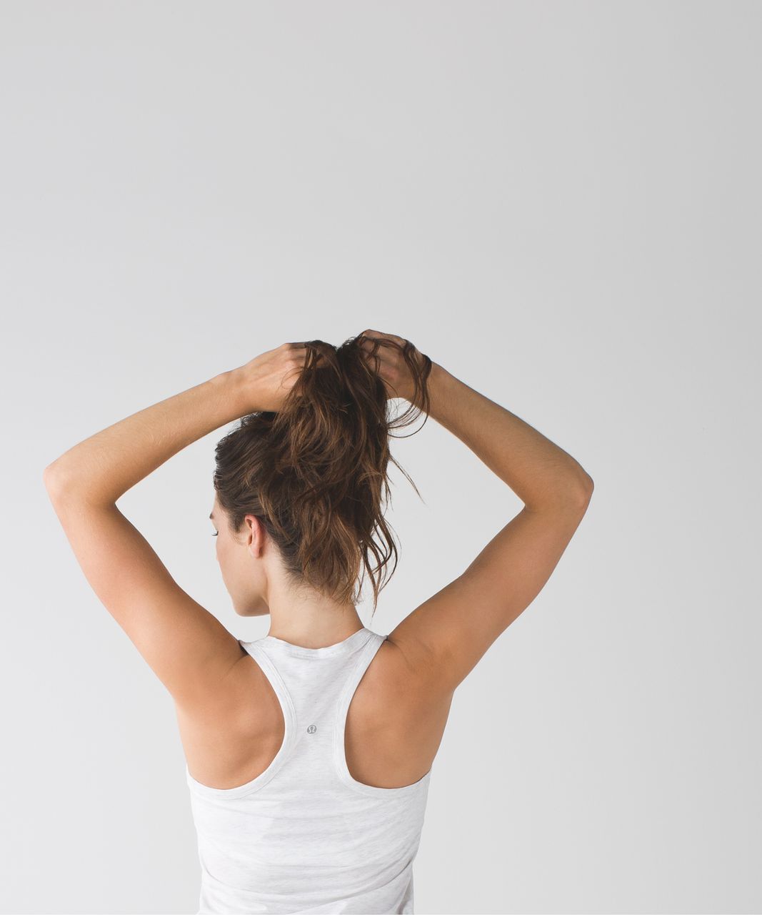 Lululemon Modern Racerback - Heathered White