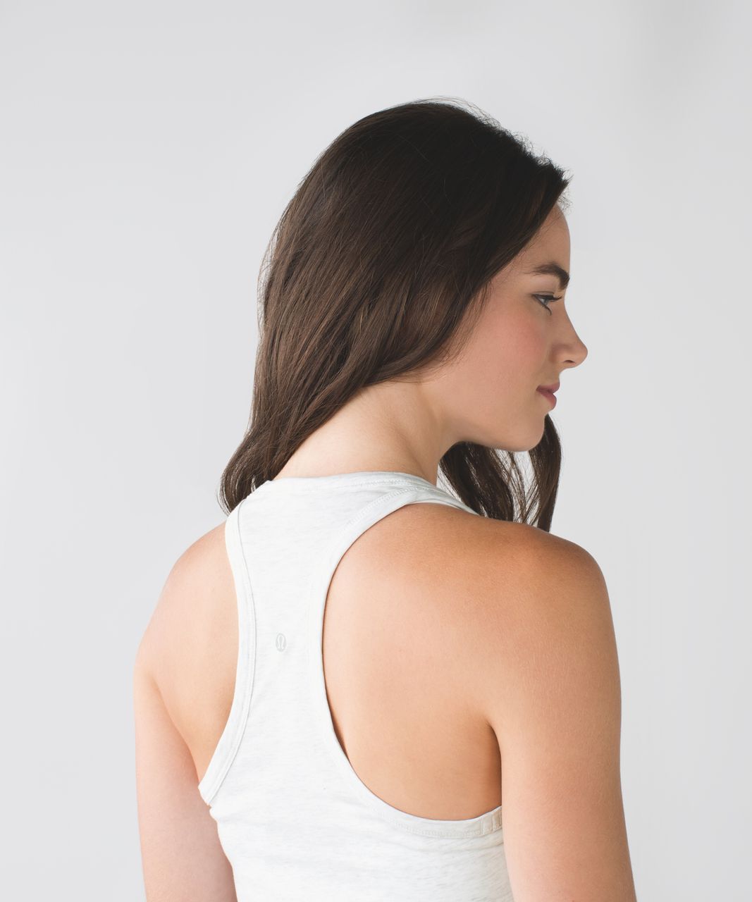 Lululemon Modern Racerback - Heathered White