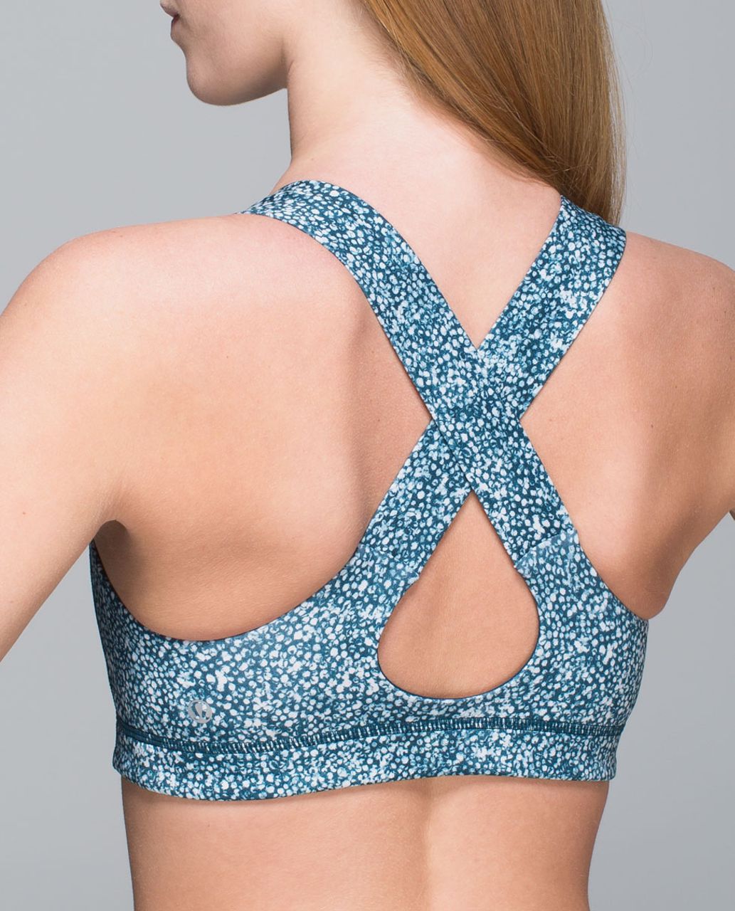 Lululemon All Sport Bra III - Mini Palm Lace Tofino Teal Multi