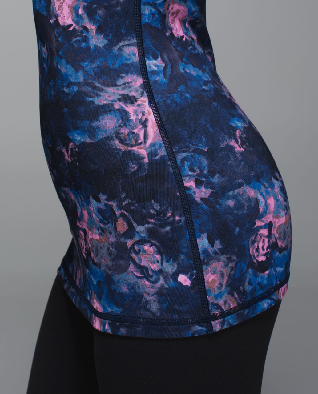 Lululemon Power Y Tank *Luon - Moody Mirage Bark Berry Deep Navy