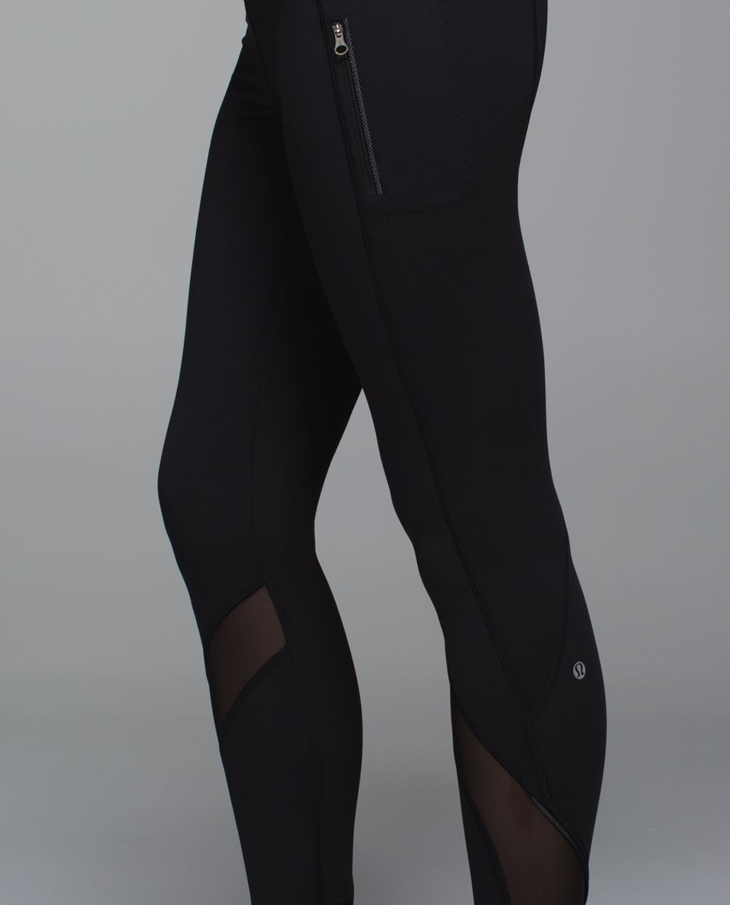 Lululemon Inspire Tight II (Mesh) - Black / Blushed Illusion Multi / Menthol