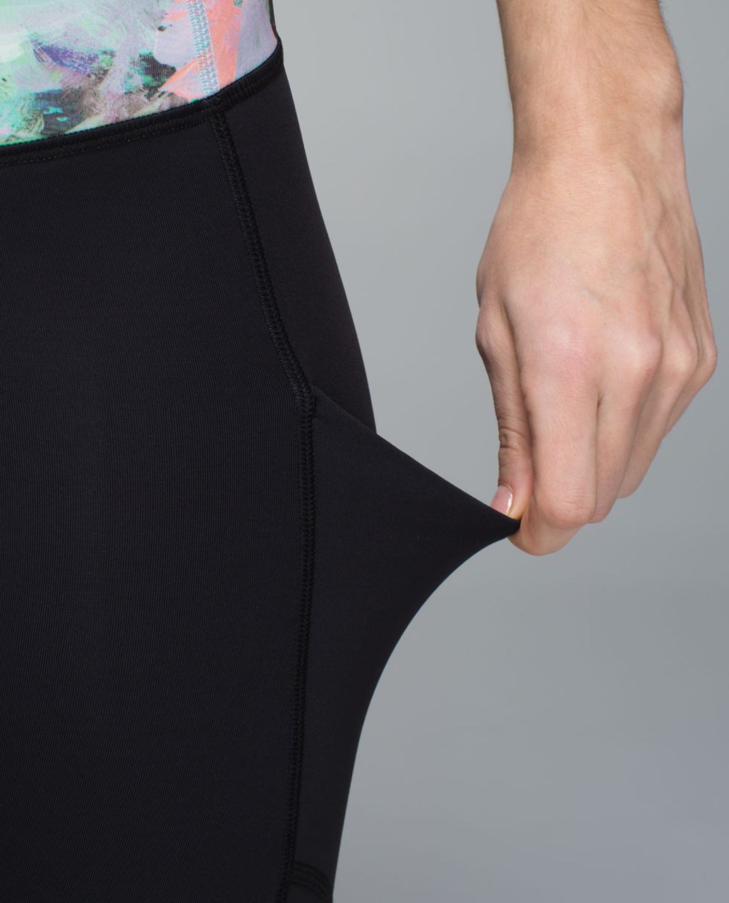 Lululemon Speed Tight III (Mesh) - Black / Blushed Illusion Multi