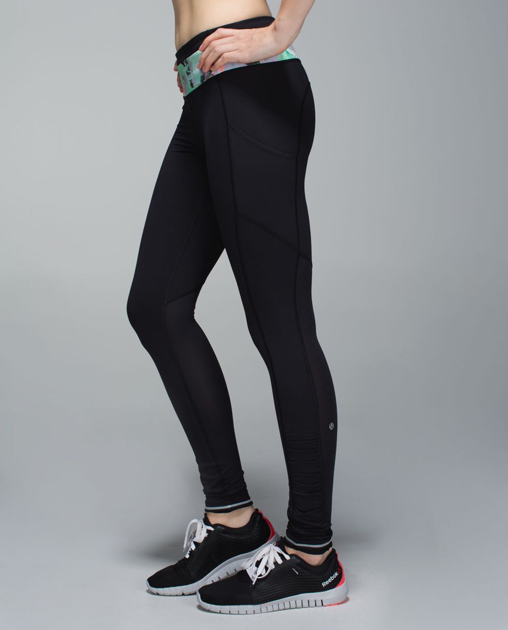 Lululemon Speed Tight III (Mesh) - Black / Blushed Illusion Multi