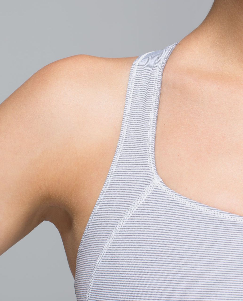 Lululemon Take 2 Bra - Wee Stripe Heathered Slate White / Heathered Slate