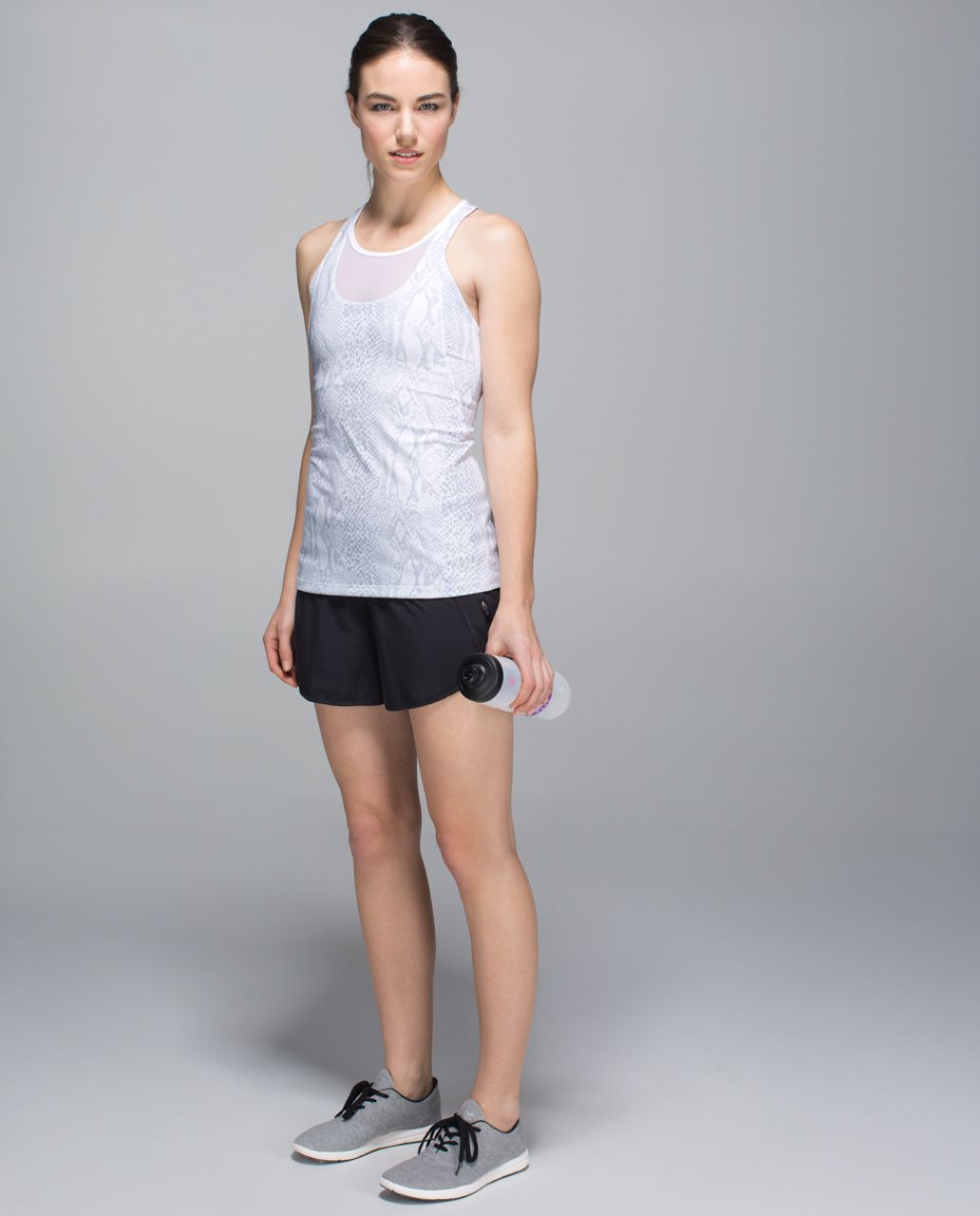 Lululemon Mesh With Me Tank - Desert Snake White Silver Fox