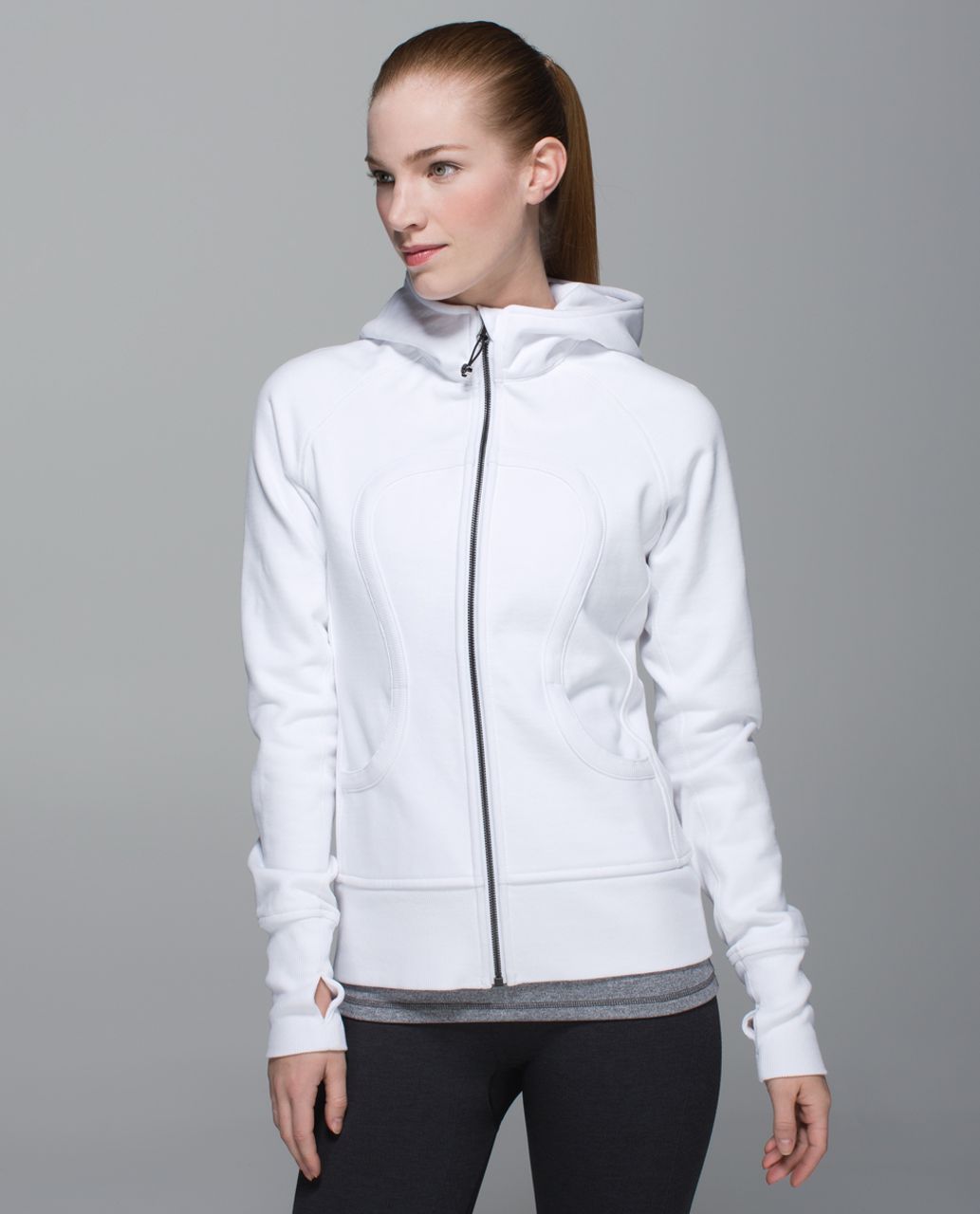 Lululemon Scuba Hoodie II - White - lulu fanatics