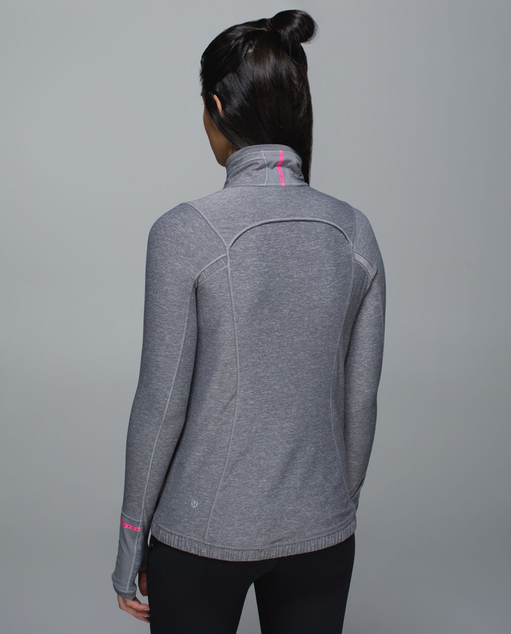 Lululemon Pace Pusher 1/2 Zip - Heathered Slate / Slate