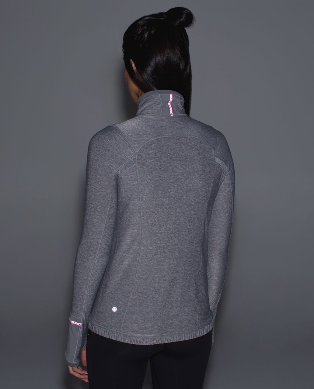 Lululemon Pace Pusher 1/2 Zip - Heathered Slate / Slate