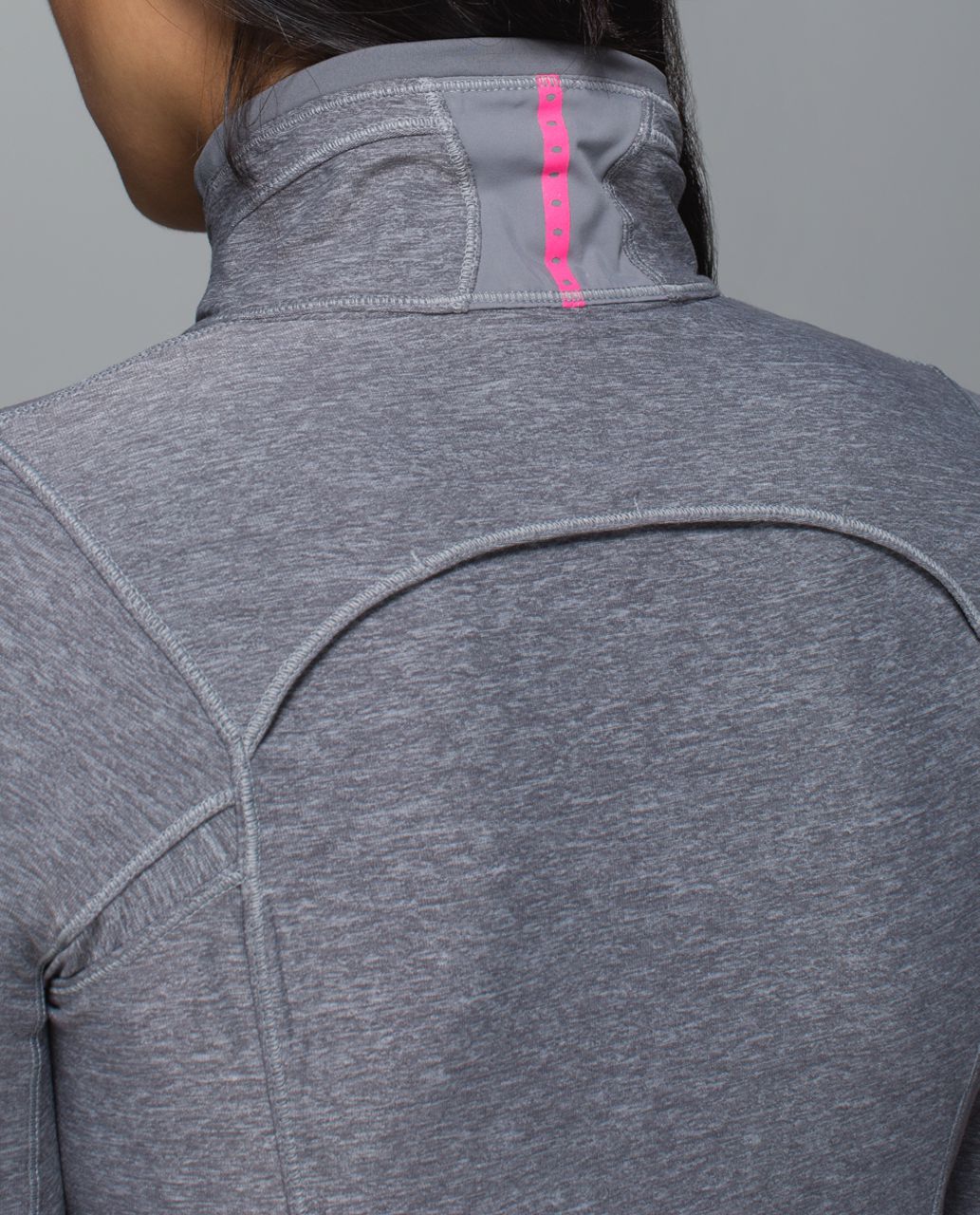 Lululemon Pace Pusher 1/2 Zip - Heathered Slate / Slate