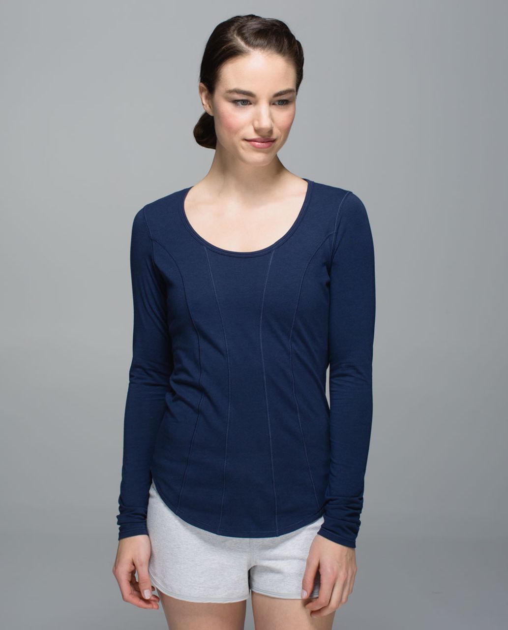 Lululemon Between The Lines Long Sleeve - Deep Navy