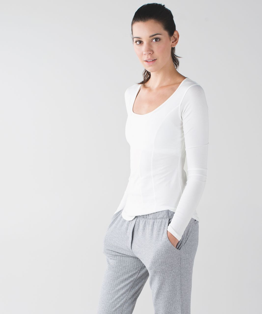 Lululemon Between The Lines Long Sleeve - White