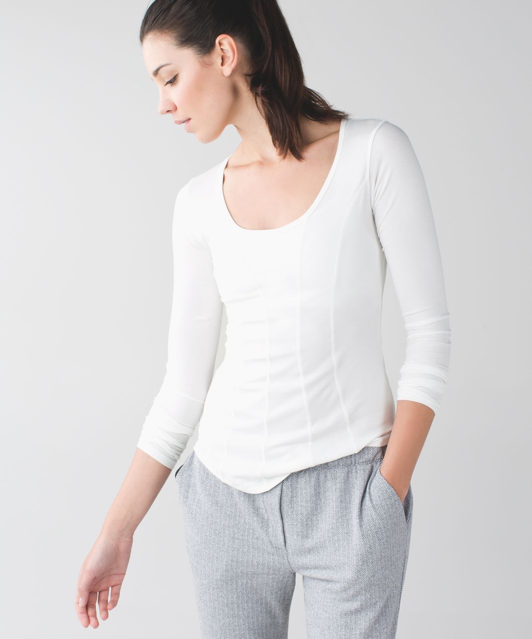 Lululemon Between The Lines Long Sleeve - White