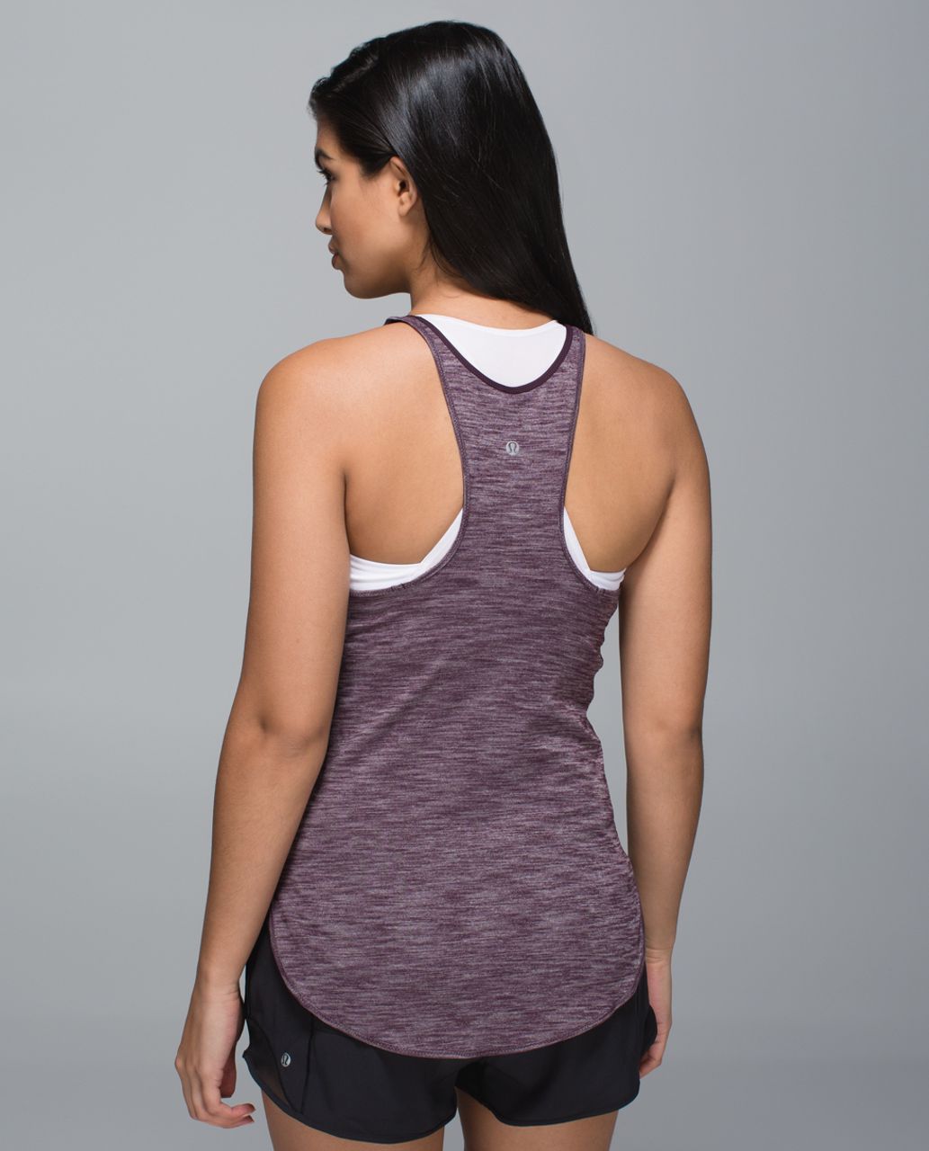 Lululemon What The Sport Singlet - Heathered Black Cherry