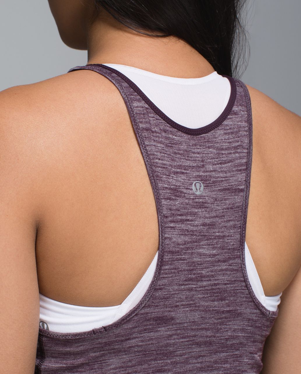 Lululemon What The Sport Singlet - Heathered Black Cherry