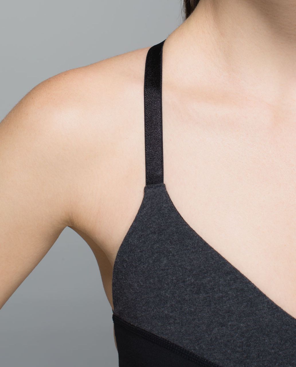 Lululemon Refine Bra - Heathered Black /  Black