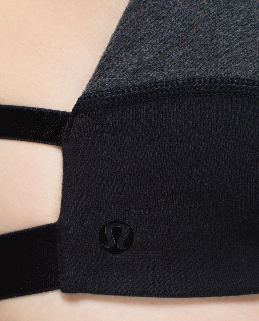 Lululemon Refine Bra - Heathered Black /  Black