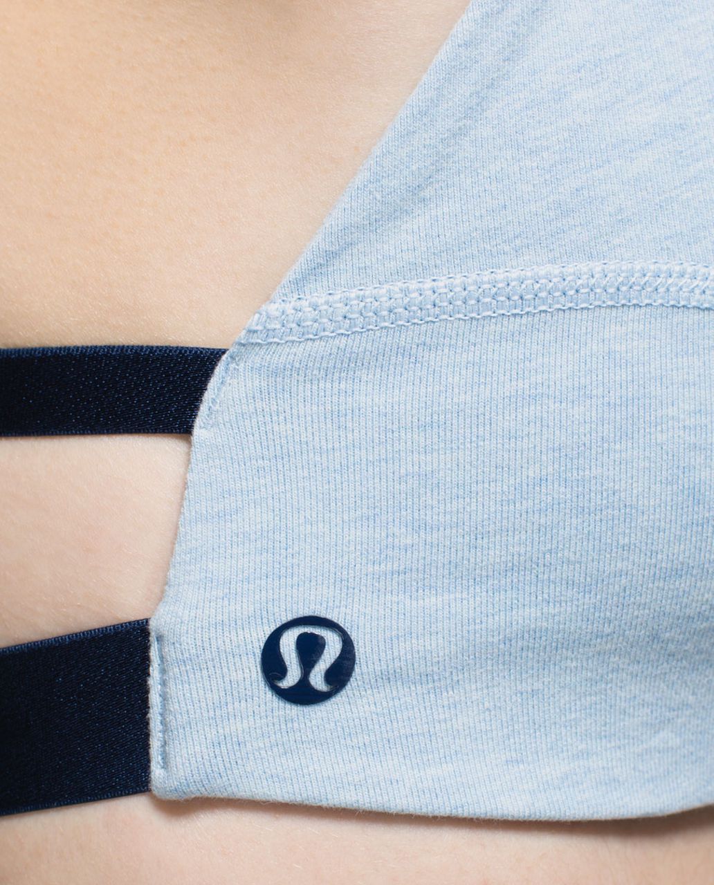 Lululemon Refine Bra - Heathered Caspian Blue / Deep Navy