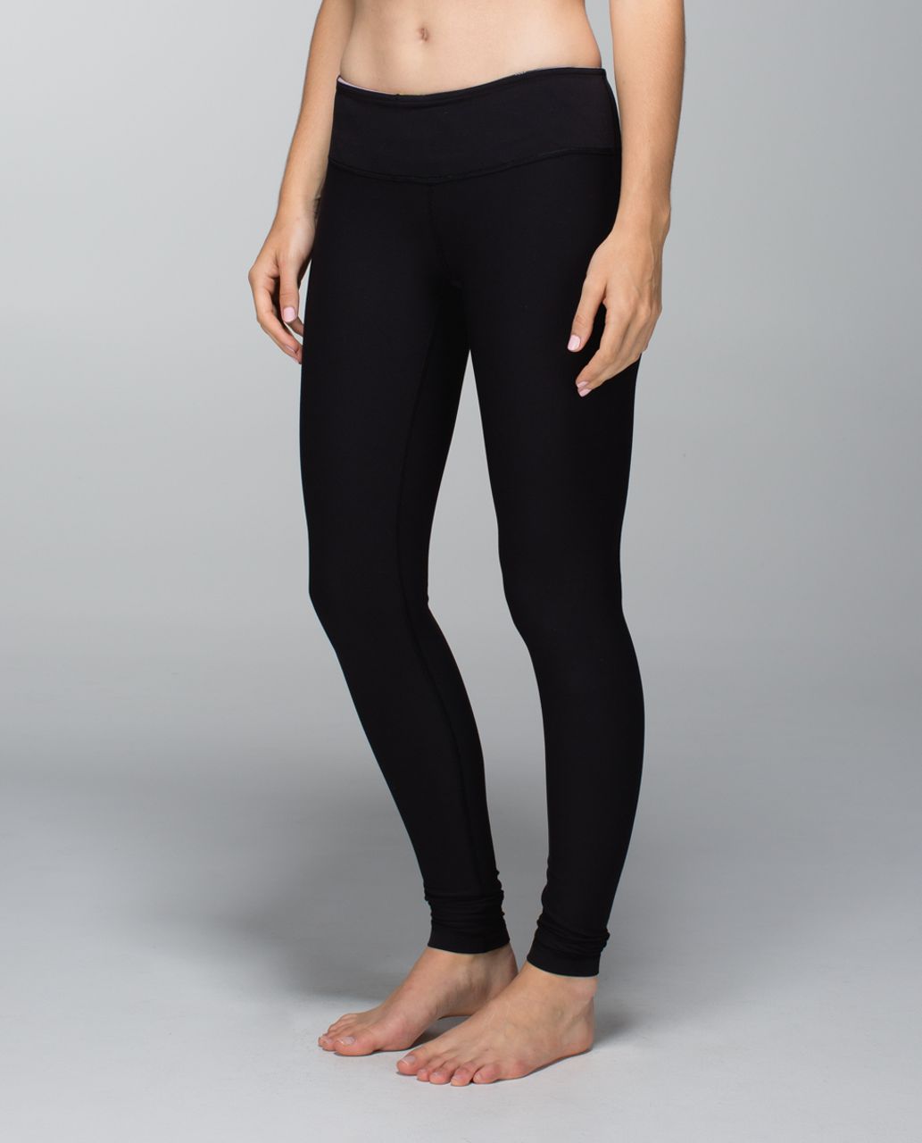 Lululemon Wunder Under Pant *Full-On Luon - Black / Fa14 Quilt 4