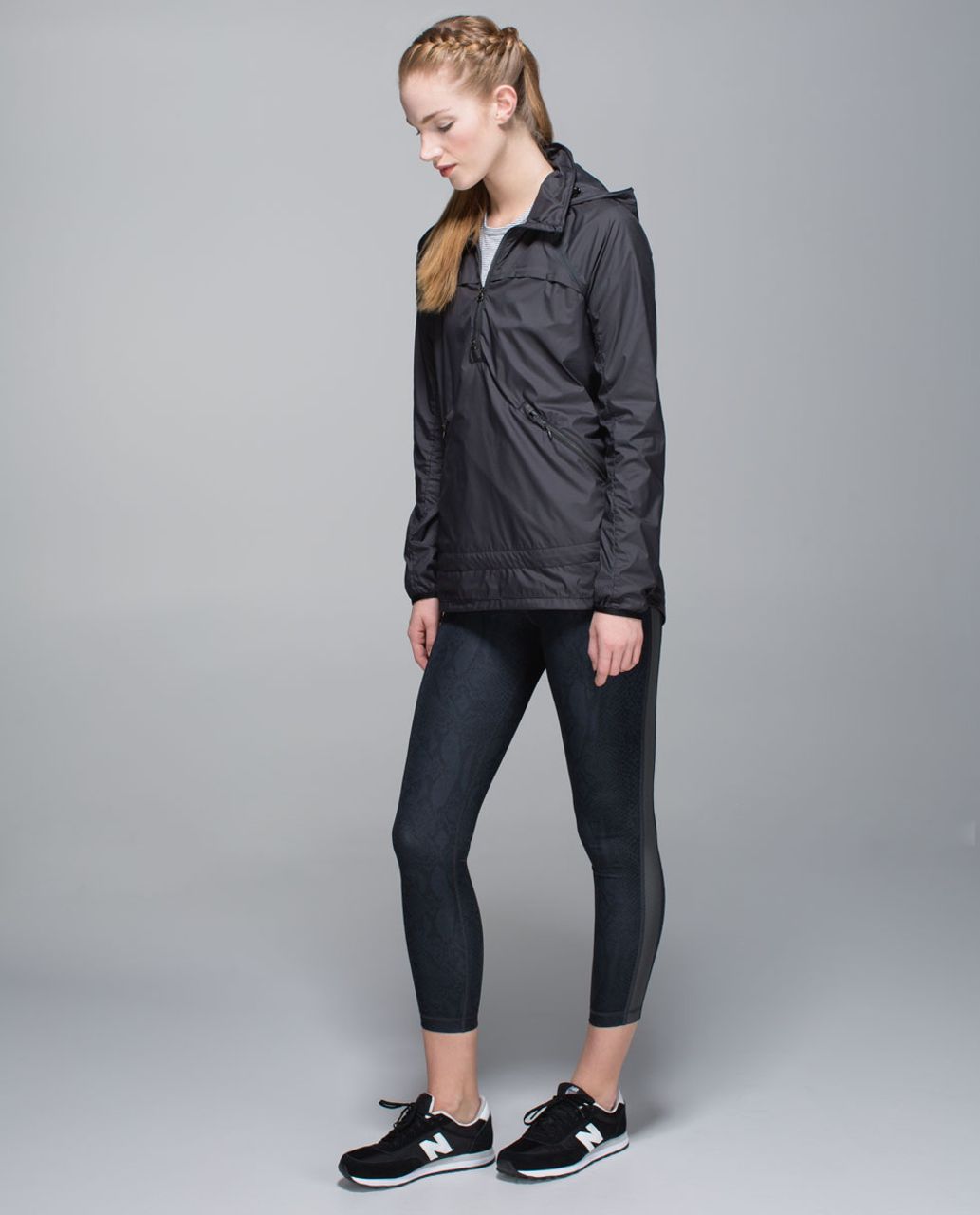 Lululemon Light Speed Tight *Full-On Luxtreme - Desert Snake Deep Coal Black / Super Black / Black