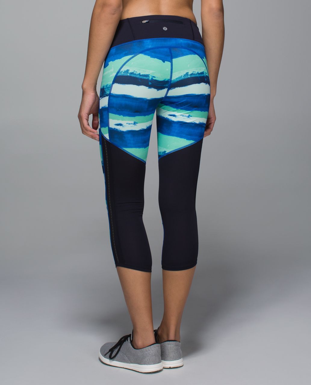 Lululemon Inspire Tight II *Full-On Luxtreme (Mesh) - Star Crushed Black  Cherry Black / Black / Black Cherry - lulu fanatics