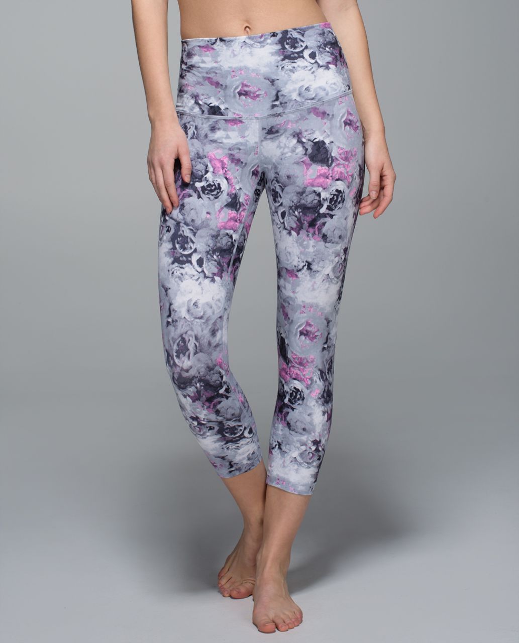 Lululemon Wunder Under Crop II *Full-On Luon (Roll Down) - Moody