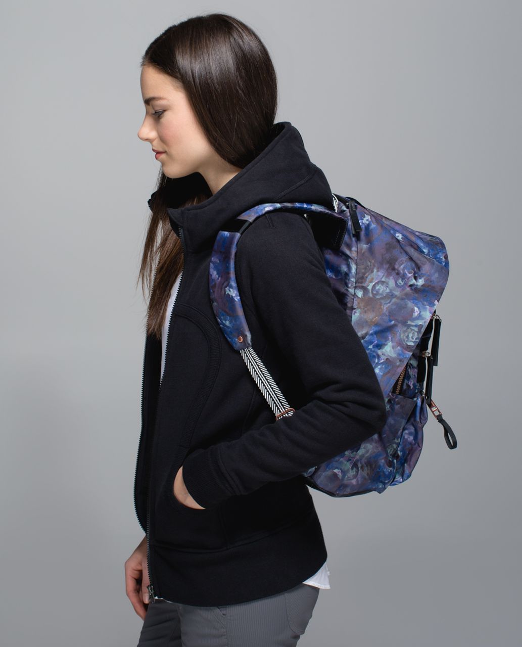 Lululemon Pack To Reality Backpack - Exploded Moody Mirage Earl Grey Alberta Lake