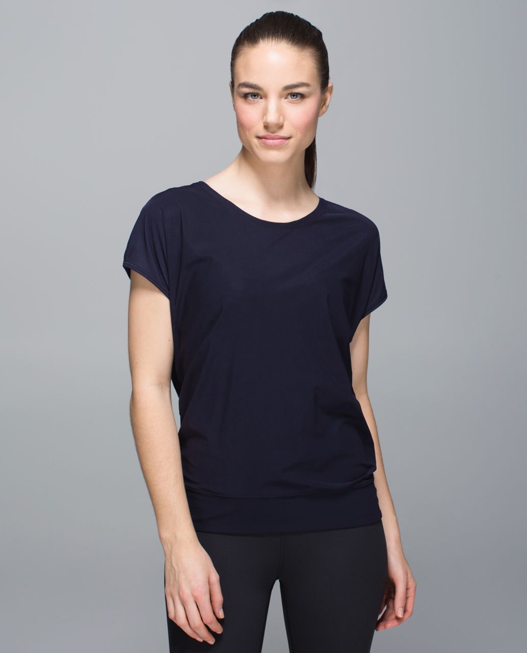 Lululemon If You're Lucky Short Sleeve Tee - Naval Blue