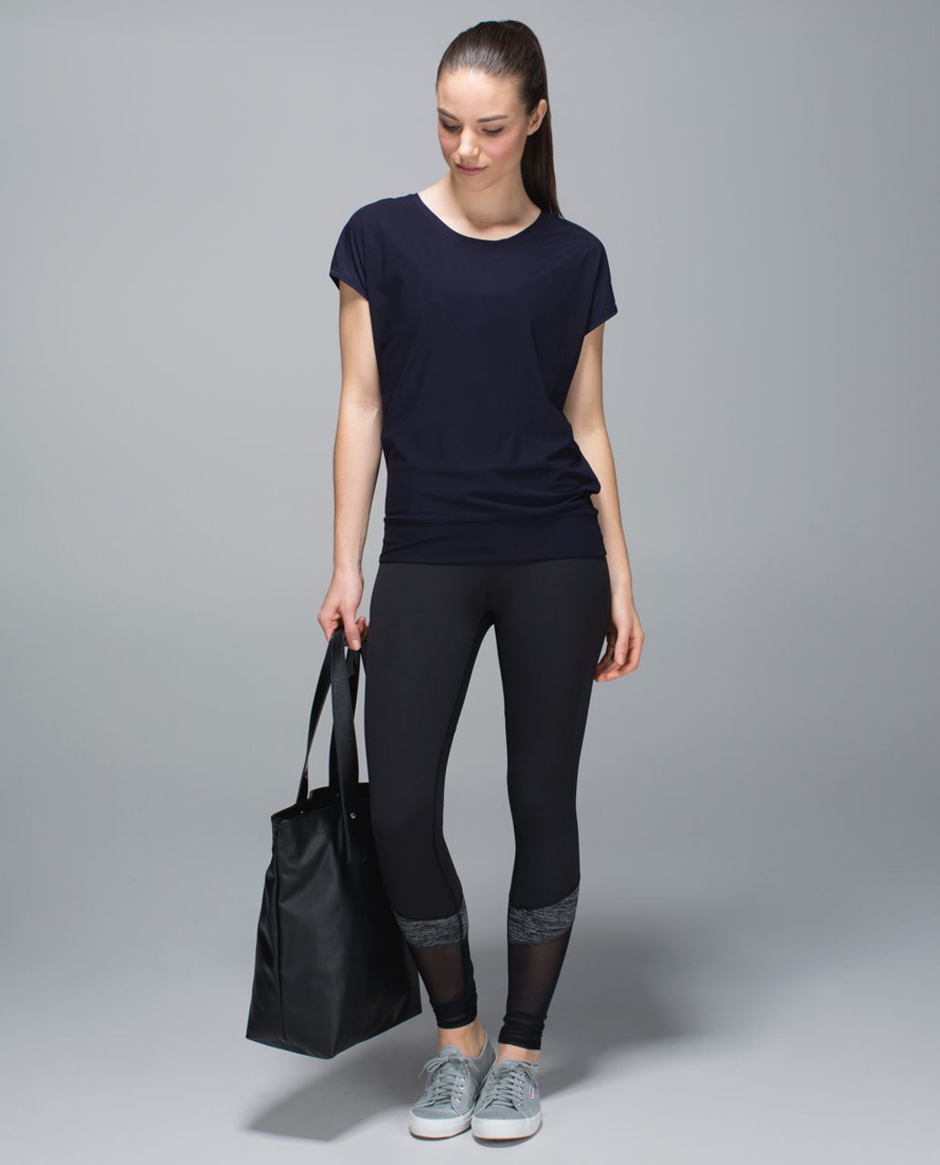 Lululemon If You're Lucky Short Sleeve Tee - Naval Blue