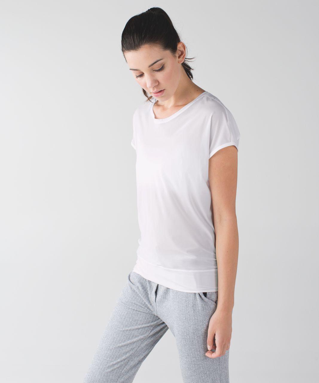 Lululemon If You're Lucky Short Sleeve Tee - White