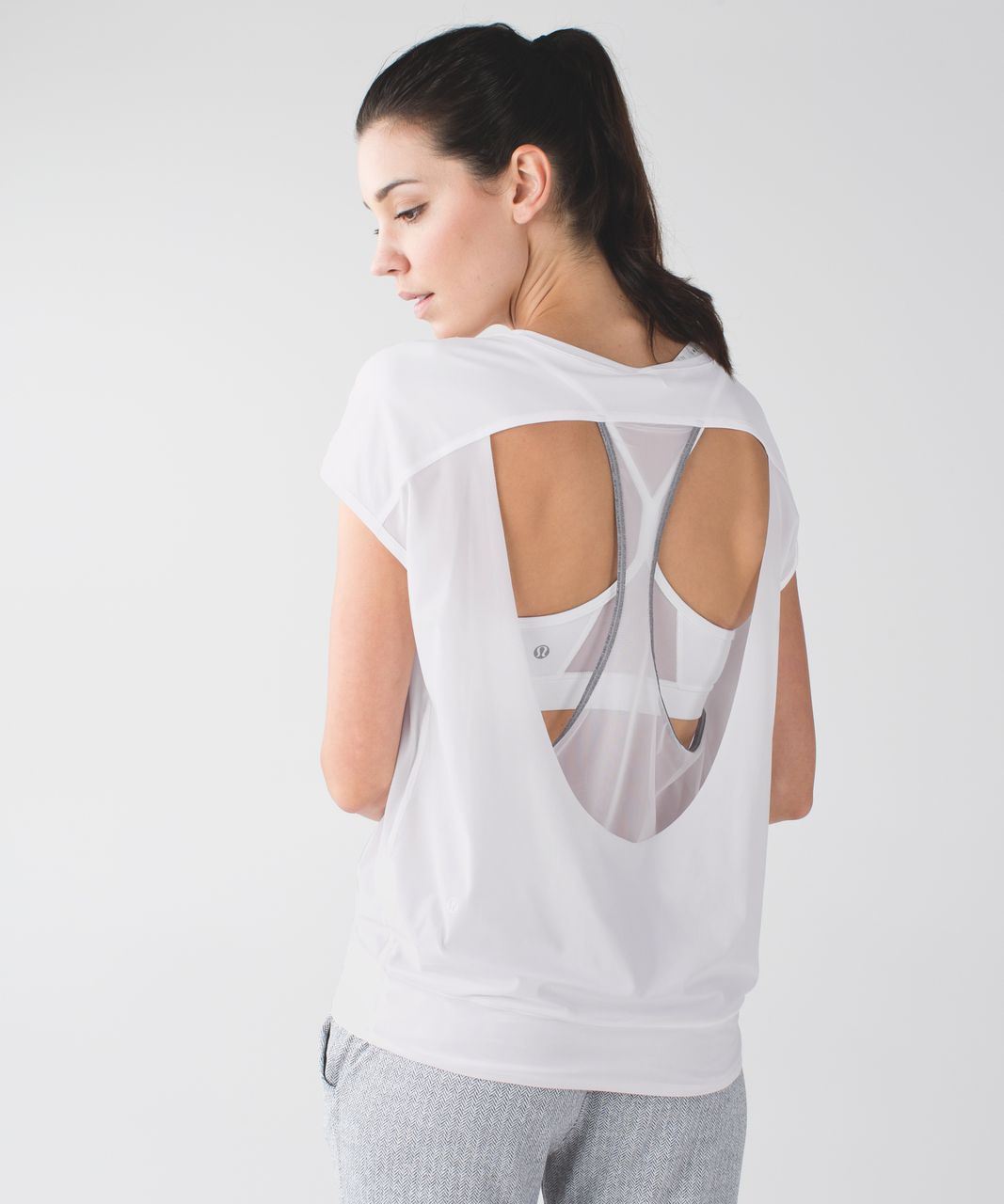 Lululemon If You're Lucky Short Sleeve Tee - White