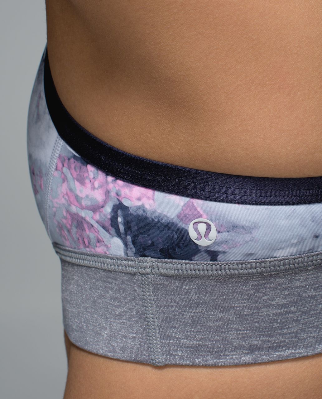 Lululemon If You're Lucky Bra - Moody Mirage White Deep Navy / Heathered Slate / Naval Blue