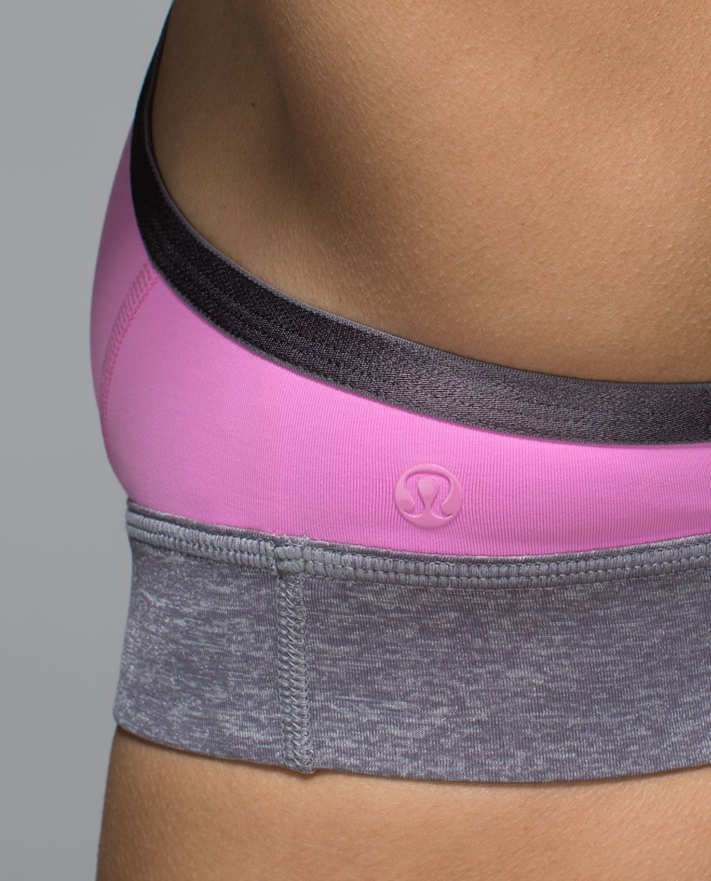 Lululemon If You're Lucky Bra - Vintage Pink / Heathered Slate