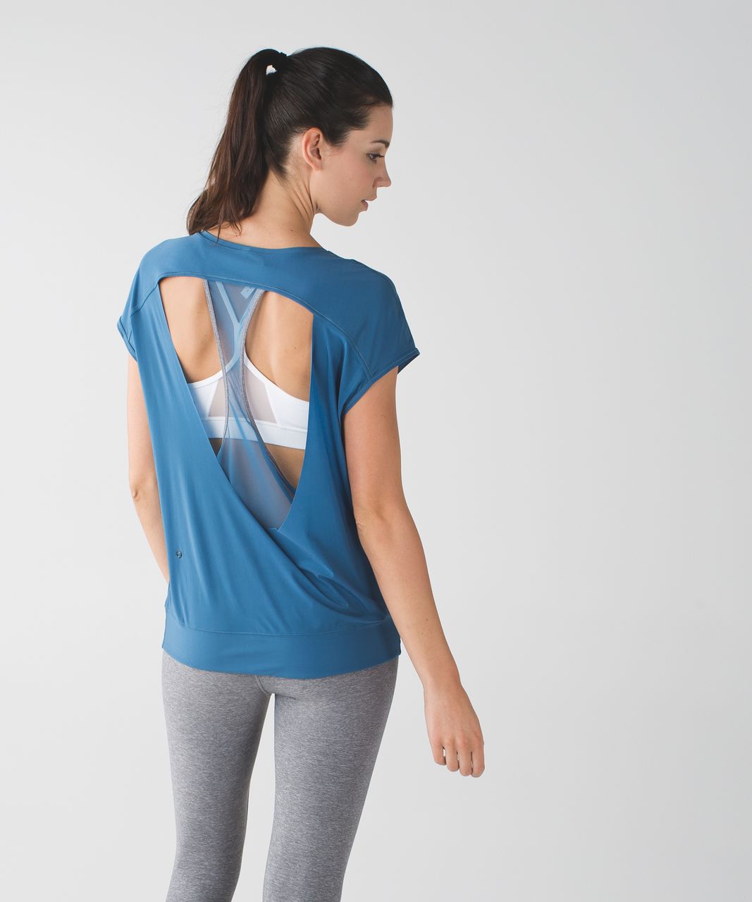 Lululemon If You're Lucky Short Sleeve Tee - Hawk Blue