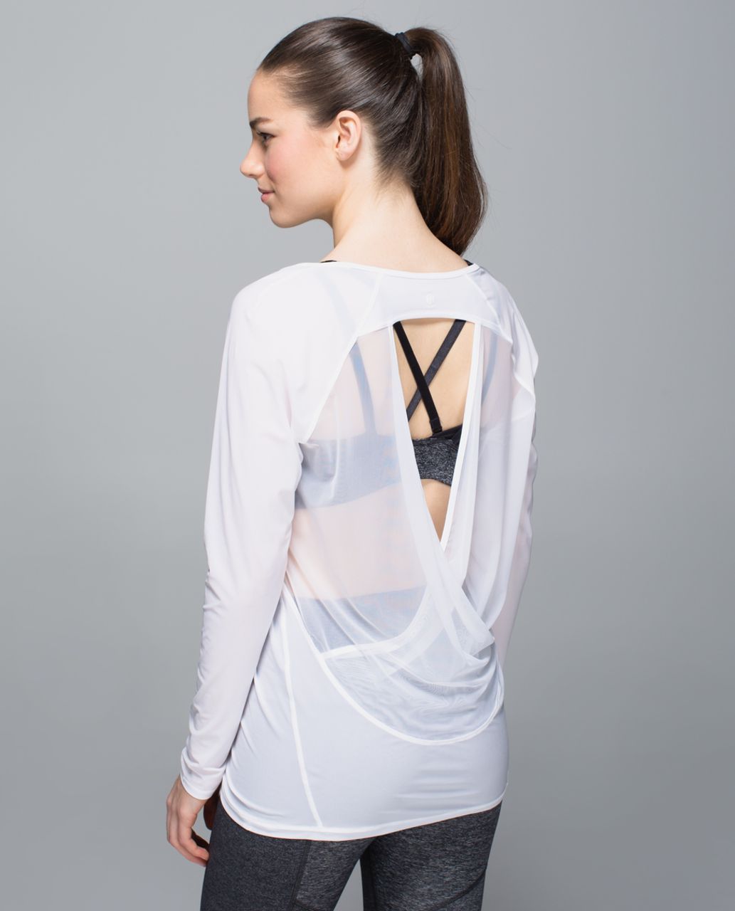 Lululemon If You're Lucky Long Sleeve Tee - White