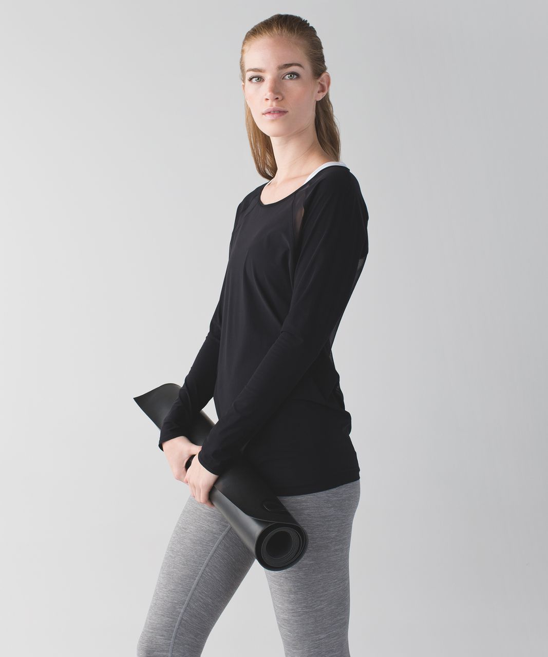 Lululemon If You're Lucky Long Sleeve Tee - Black - lulu fanatics