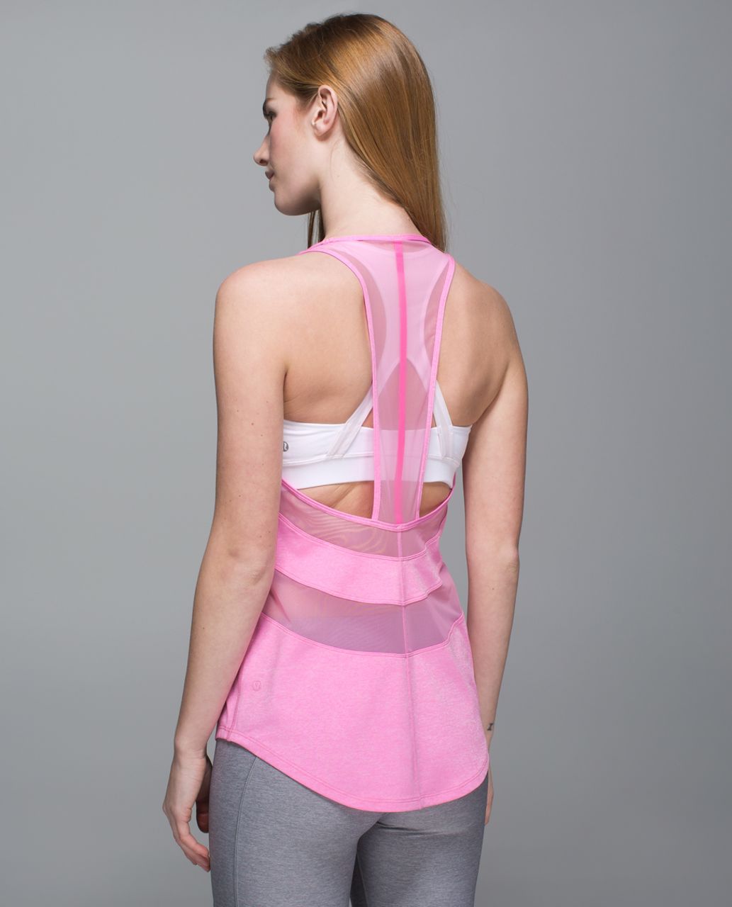 Lululemon If You're Lucky Tank - Heathered Vintage Pink / Vintage Pink / Raspberry Glo Light