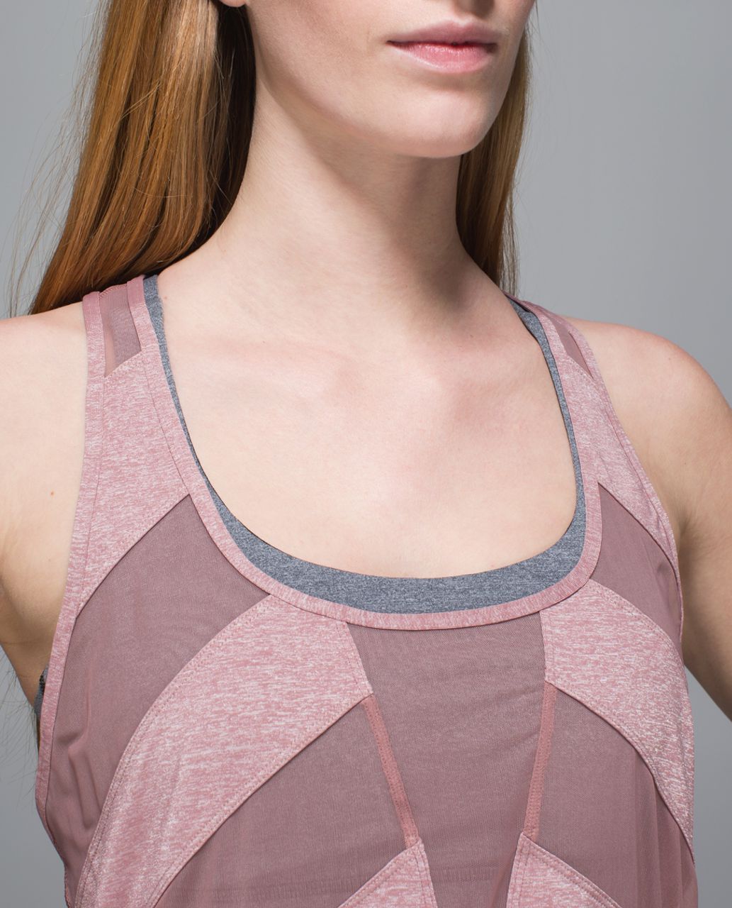 Lululemon If You're Lucky Tank - Heathered Bark Berry / Bark Berry / Raspberry Glo Light