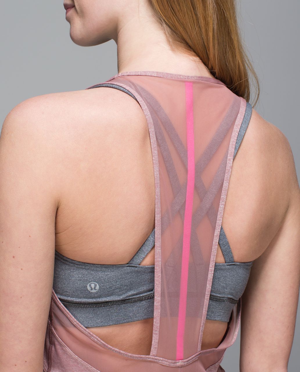 Lululemon If You're Lucky Tank - Heathered Bark Berry / Bark Berry / Raspberry Glo Light