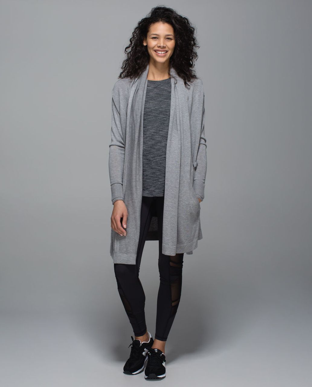 Lululemon Satnam Wrap - Heathered Medium Grey